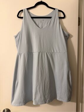 GapFit XXL Pale Blue Activewear Dress